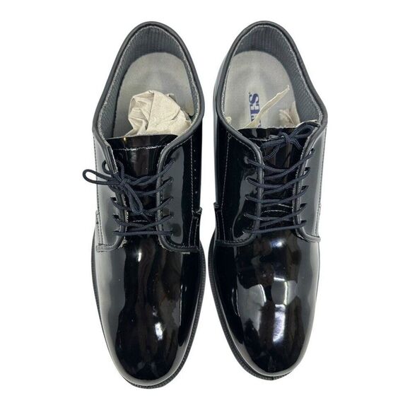 Bates Mens High Gloss Durashocks Uniform Oxford Shoe 10D (M) US E00111 NEW - Picture 11 of 14